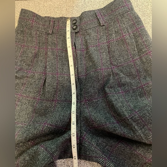 Pendleton Gray and Purple Plaid Pantsuit - Picture 5 of 7